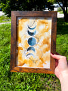Grounding + Abundance Art |  7x10 Framed Original Watercolor
