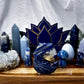 Wisdom & Intuition Acacia Tray | Blue Crystal Altar with Angelite, Lapis, Sodalite & Celestite
