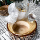Wooden Tealight Holders for Ritual Balance | Crystal Moons, Towers & Sun Charms