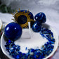 Teacup Crystal Ritual Candles | Floral Crystal Candles for Abundance, Clarity, Joy, Intuition, Wisdom & Peace