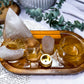 Clear Quartz Mini Altar Tray | Tarot, Tealight & Incense Holder | Crystal Ritual Tray | 7.5 x 4.5 Inches