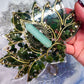 Lotus Crystal Altar Plate | Handmade Witchy Crystal Decor