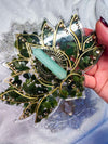 Lotus Crystal Altar Plate | Handmade Witchy Crystal Decor