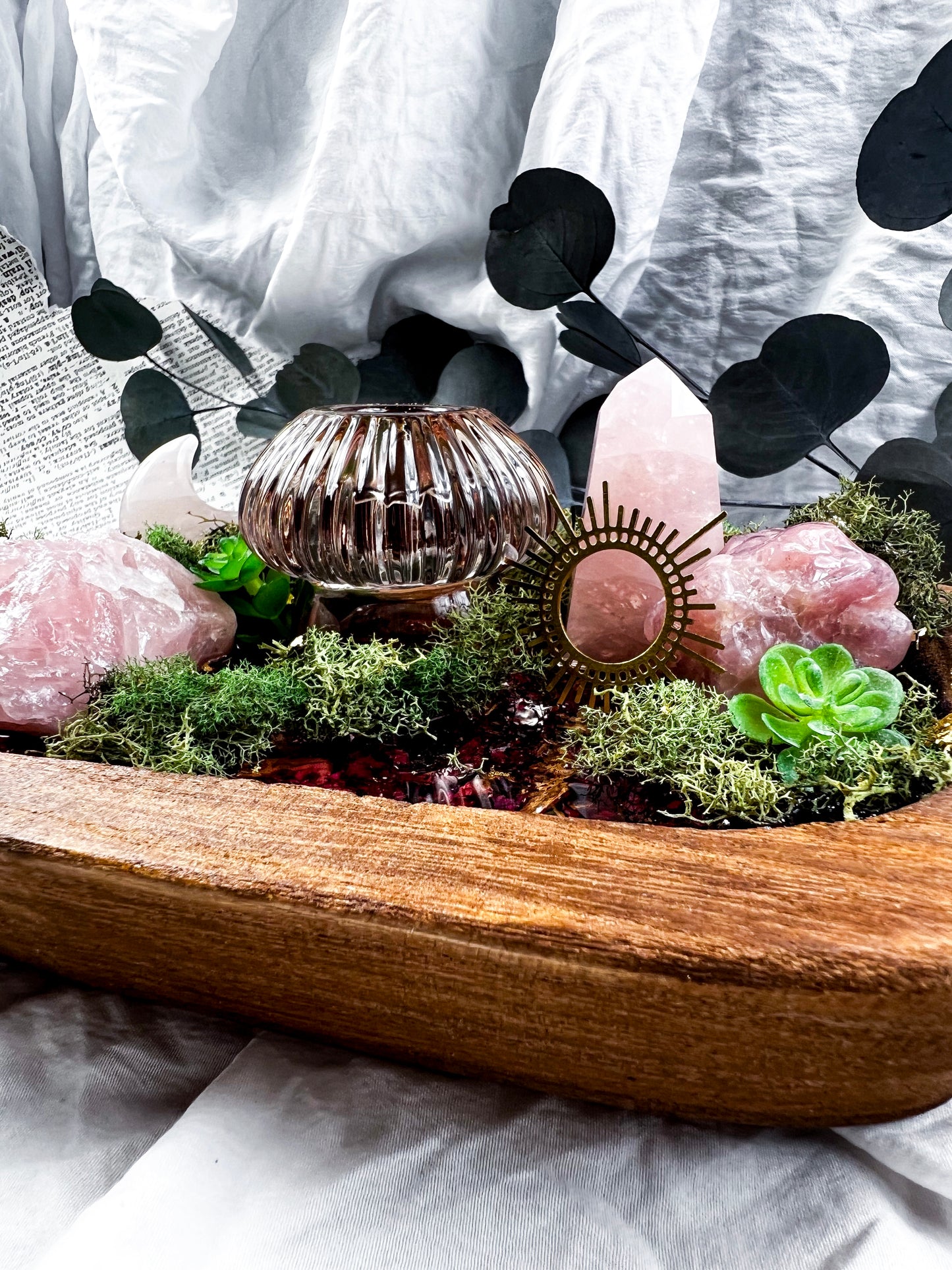 The Rose Mushroom | Incense + Candle Holder