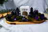 Violet Veil Altar | Amethyst Crystal Altar | Intuition & Calm Ritual Altar with Moon Phase Oil Burner