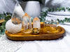 Clear Quartz Mini Altar Tray | Tarot, Tealight & Incense Holder | Crystal Ritual Tray | 7.5 x 4.5 Inches