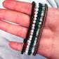 Grounding Crystal Bracelet Stack | Smoky Quartz, Moss Agate, Tree Agate + Obsidian
