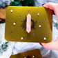 Golden Radiance Tea | Good Fortune Herbal Tea in Gold Crystal Tin with Green Aventurine or Rose Quartz