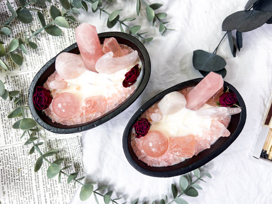 Rose Promise | Large Cauldron Candle