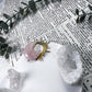 Love and Healing Mini Altar | White 3.5in Round with Rose Quartz Moon and Quartz Geodes