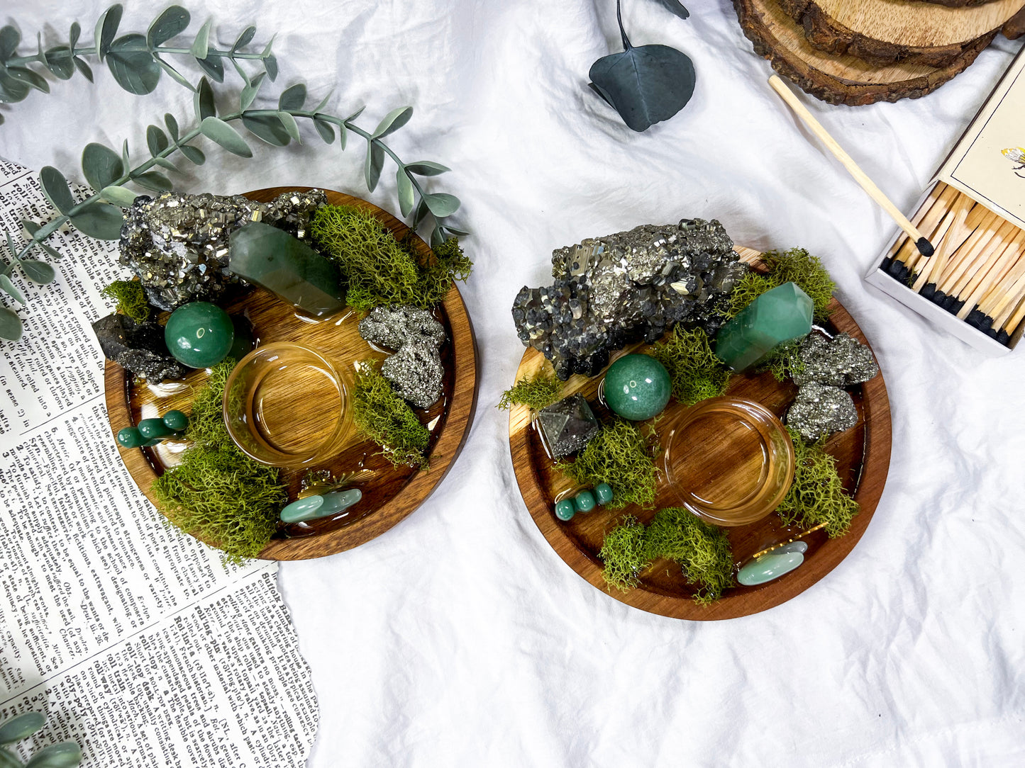 Shimmering Soul | Medium Round Crystal Altar