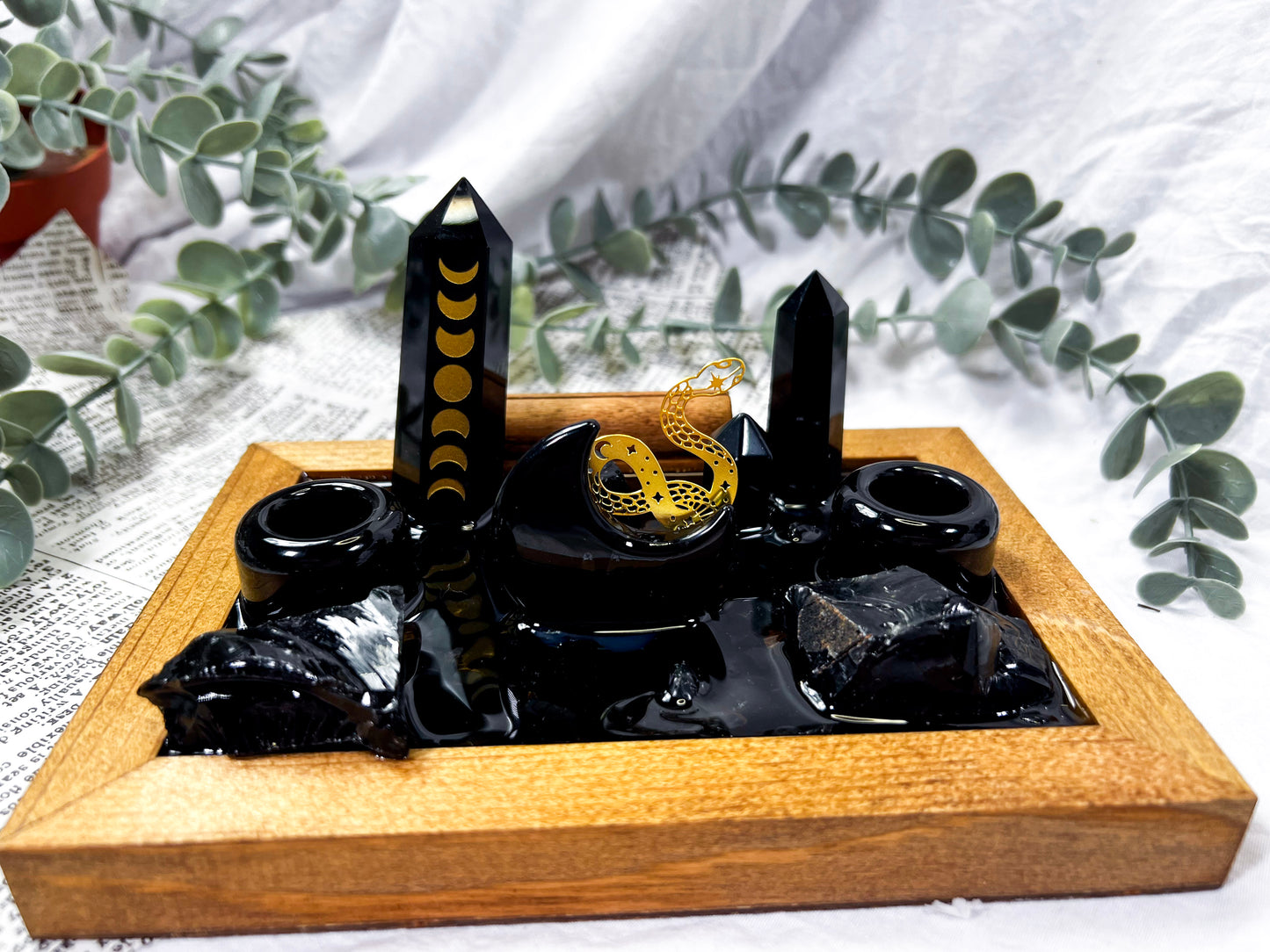 Midnight Tide | Crystal Base Altar