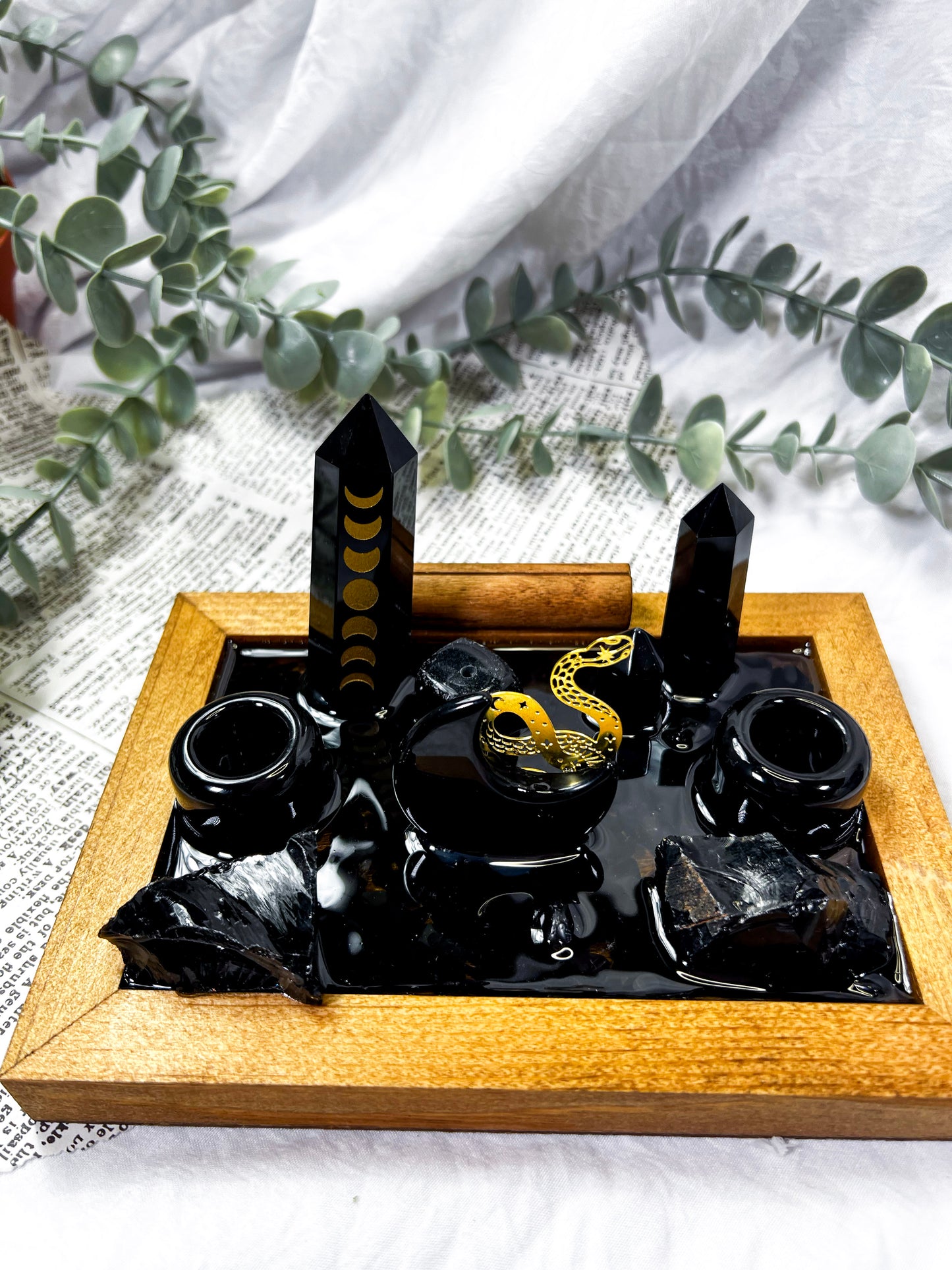 Midnight Tide | Crystal Base Altar