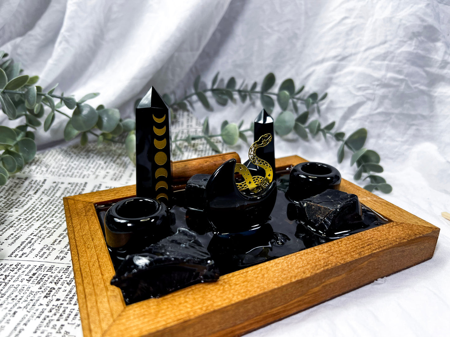 Midnight Tide | Crystal Base Altar