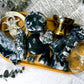 Growth & Grounding Moss Agate Altar Set | Bamboo Tray with Goddess, Carvings, Offering Bowl & Ritual Tools