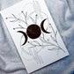 Protection + Shadow Work Art | 7x9 Original Witchy Drawing