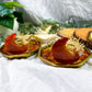 Ember Pull Carnelian Mini Altar | Tarot, Confidence & Action Energy Setup with Tealight Holder