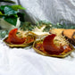 Ember Pull Carnelian Mini Altar | Tarot, Confidence & Action Energy Setup with Tealight Holder