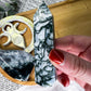 Growth & Grounding Moss Agate Altar Set | Bamboo Tray with Goddess, Carvings, Offering Bowl & Ritual Tools