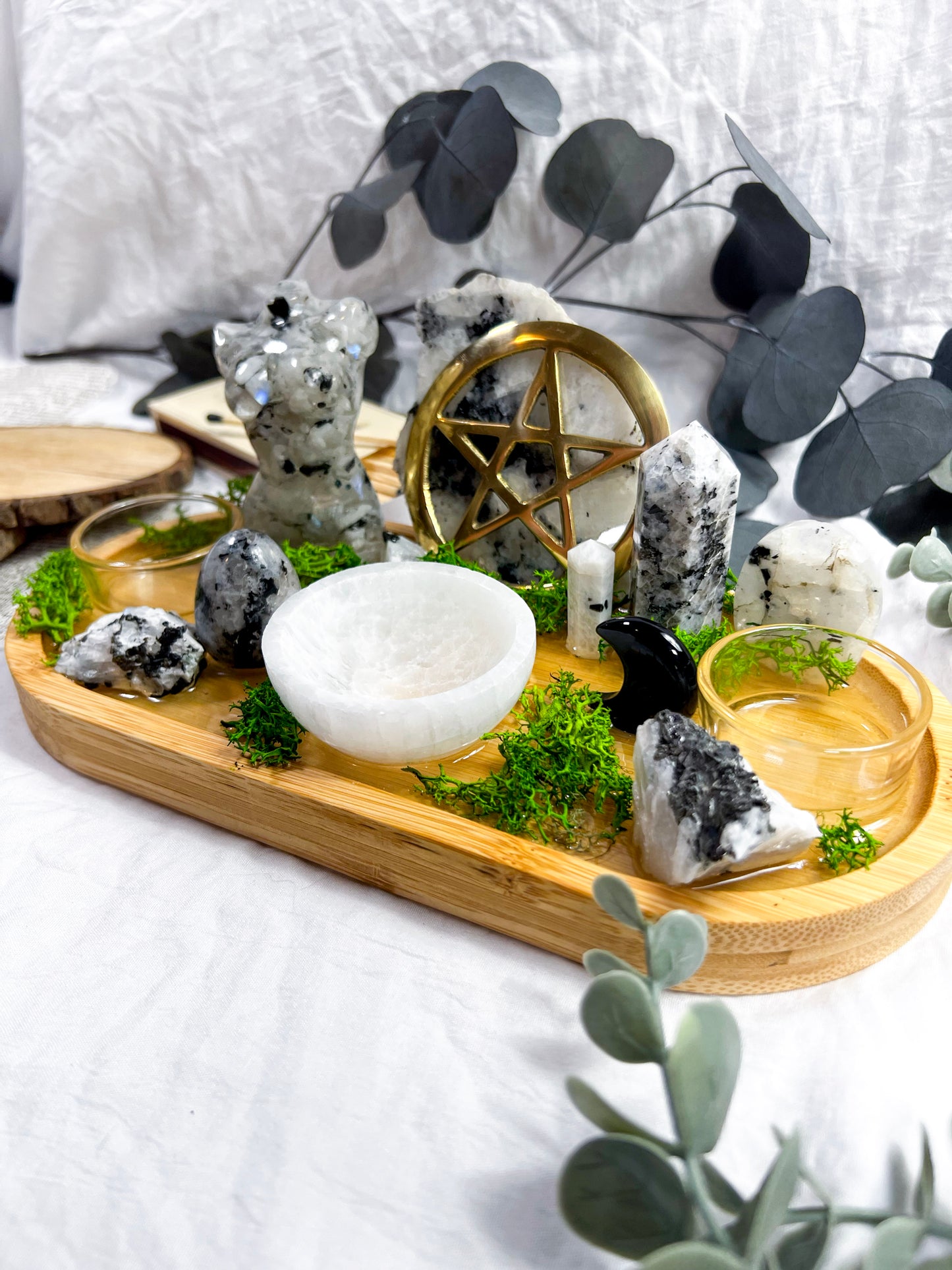 Cosmic Whispers | Candle + Incense Altar