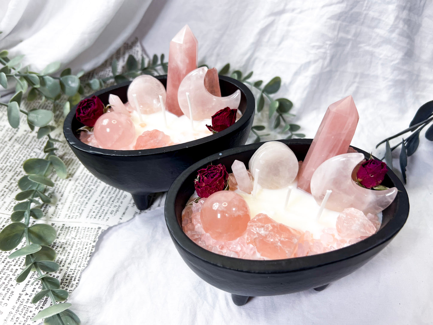 Rose Promise | Large Cauldron Candle