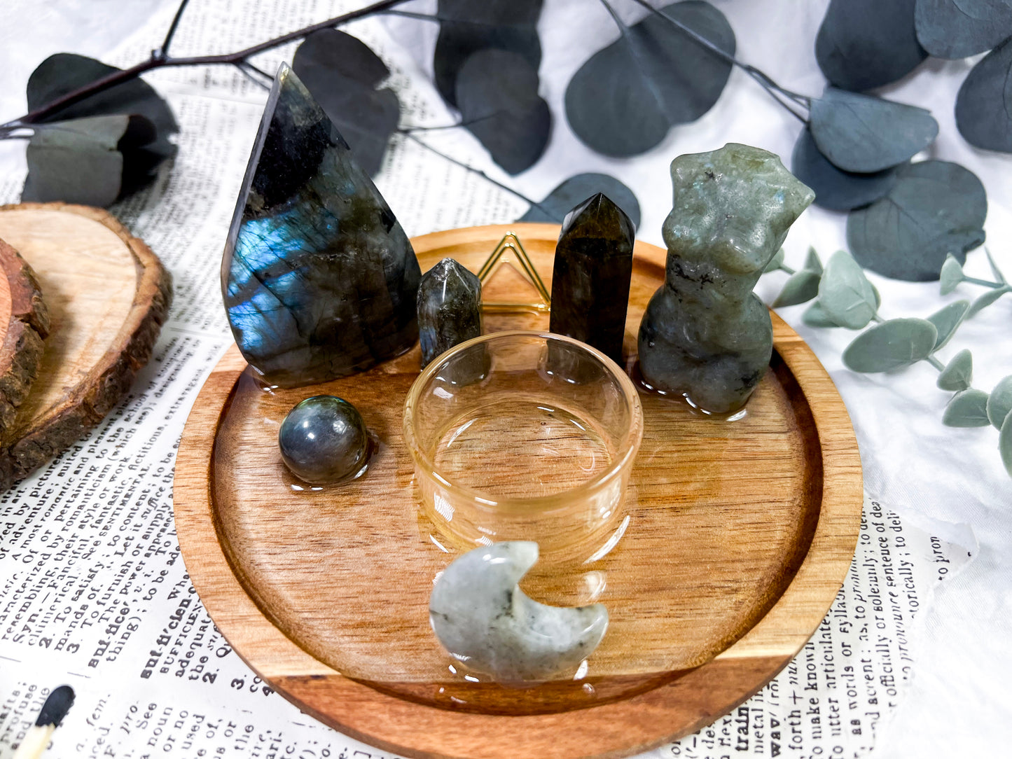 Labradorite's Path | Candle + Tarot Altar