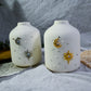 Celestial Bud Vase | Moon & Sun Crystal Vase for Flowers, Altars and Witchy Home Decor