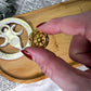 Growth & Grounding Moss Agate Altar Set | Bamboo Tray with Goddess, Carvings, Offering Bowl & Ritual Tools