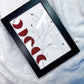 Passion + Motivation Art | 4x6 Framed Original Witchy Painting