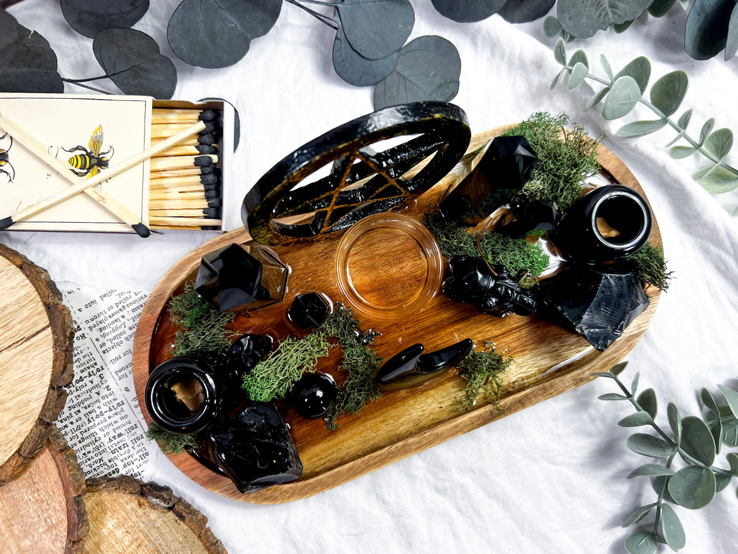 Spirit Of The Moon | Candle + Incense Altar