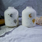 Celestial Bud Vase | Moon & Sun Crystal Vase for Flowers, Altars and Witchy Home Decor