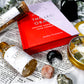 Leo Zodiac Kit | Fire Sign Gift Set with Candle, Tea, Oil, Crystals, Oracle Book & Zodiac Necklace
