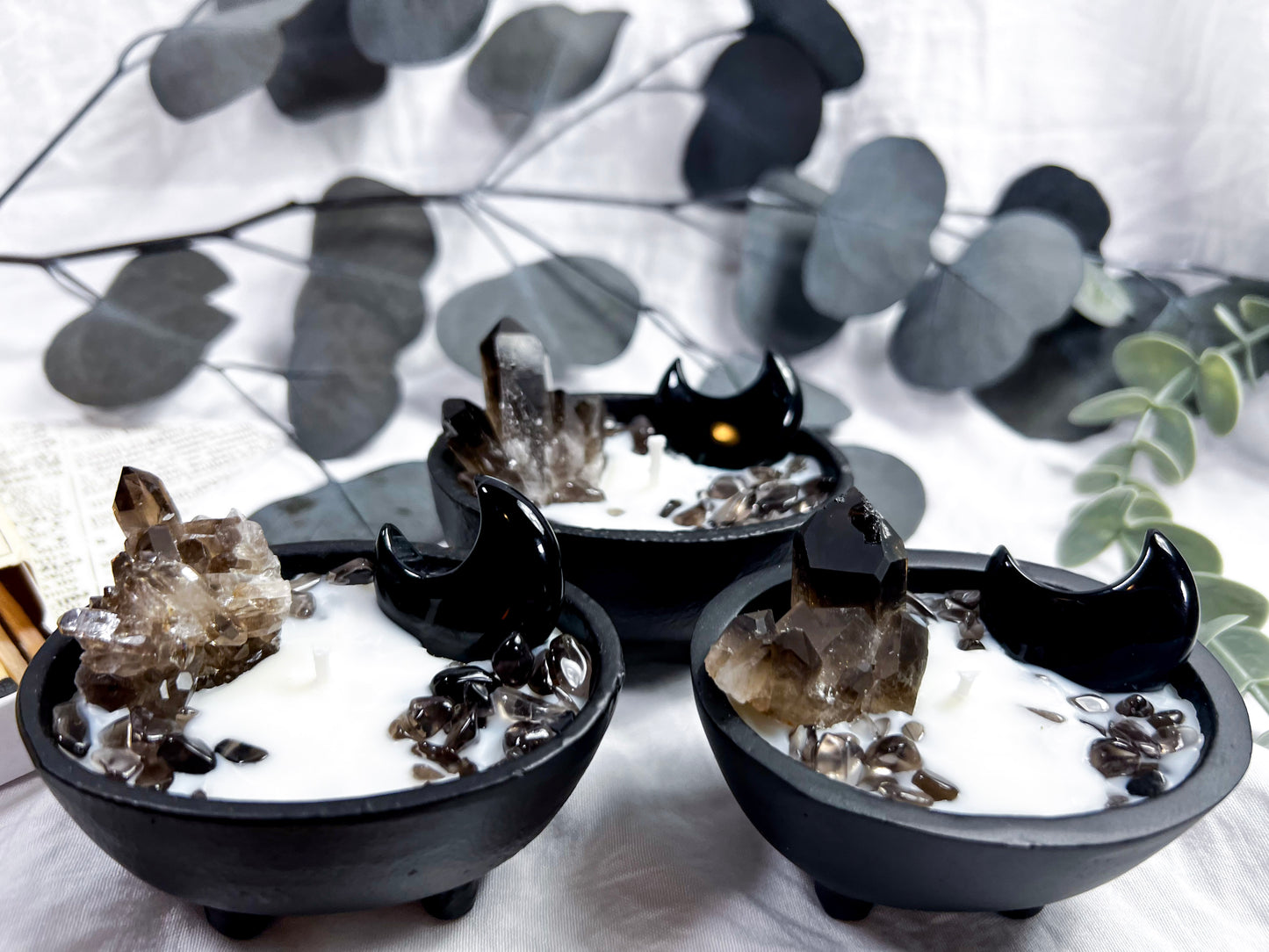 Smoky Clusters | Small Cauldron Candle