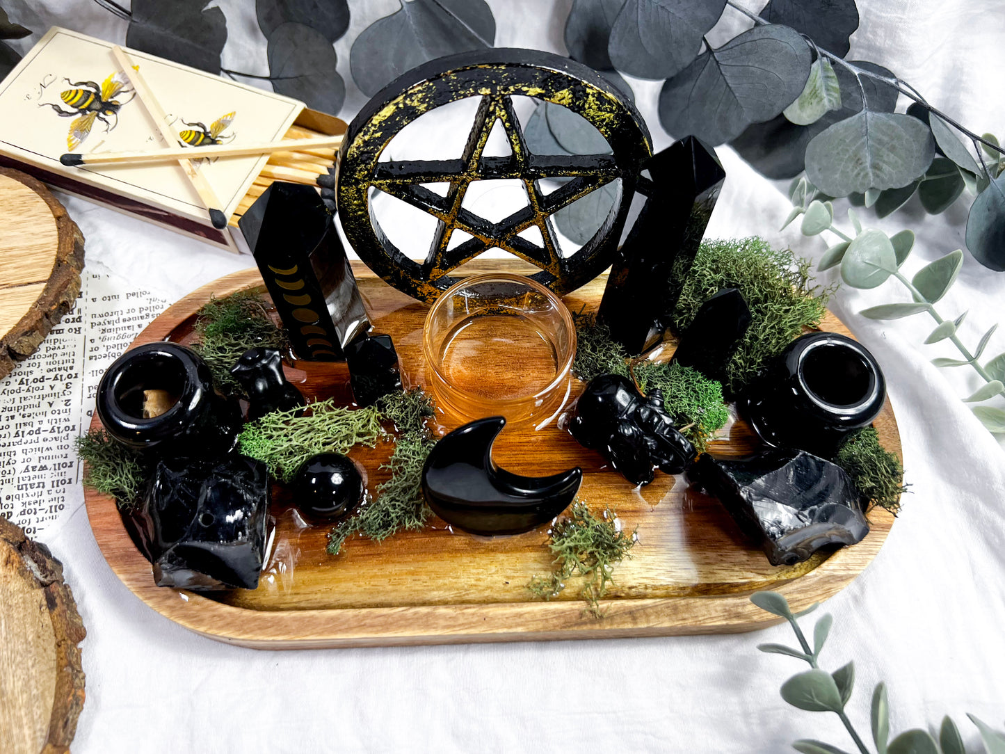 Spirit Of The Moon | Candle + Incense Altar