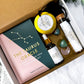 Taurus Zodiac Kit | Earth Sign Gift Set with Candle, Tea, Oil, Crystals, Oracle Book & Zodiac Necklace