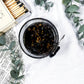 Nightshade Ritual Bowl | Onyx Moon, Silver Luna Moth, and Protective Herbal Blend