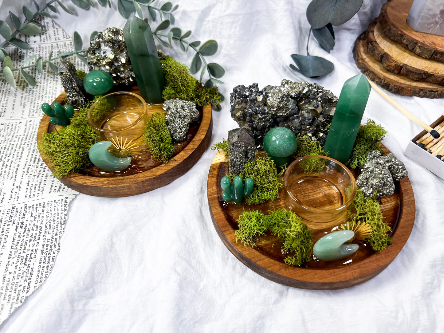 Shimmering Soul | Medium Round Crystal Altar