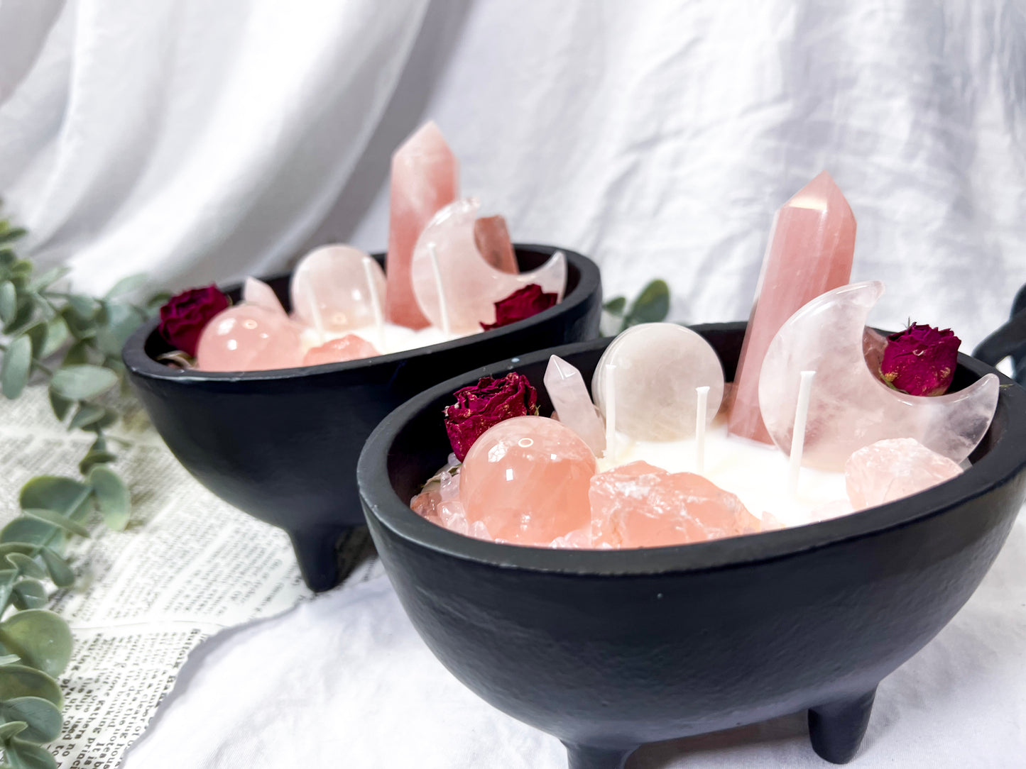 Rose Promise | Large Cauldron Candle