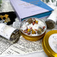 Cancer Zodiac Kit | Water Sign Gift Set with Candle, Tea, Oil, Crystals, Oracle Book & Zodiac Necklace