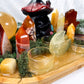 Creativity & Vitality Bamboo Tray | Golden Healer Sphere with Carnelian, Lemon Quartz & Aventurine Altar