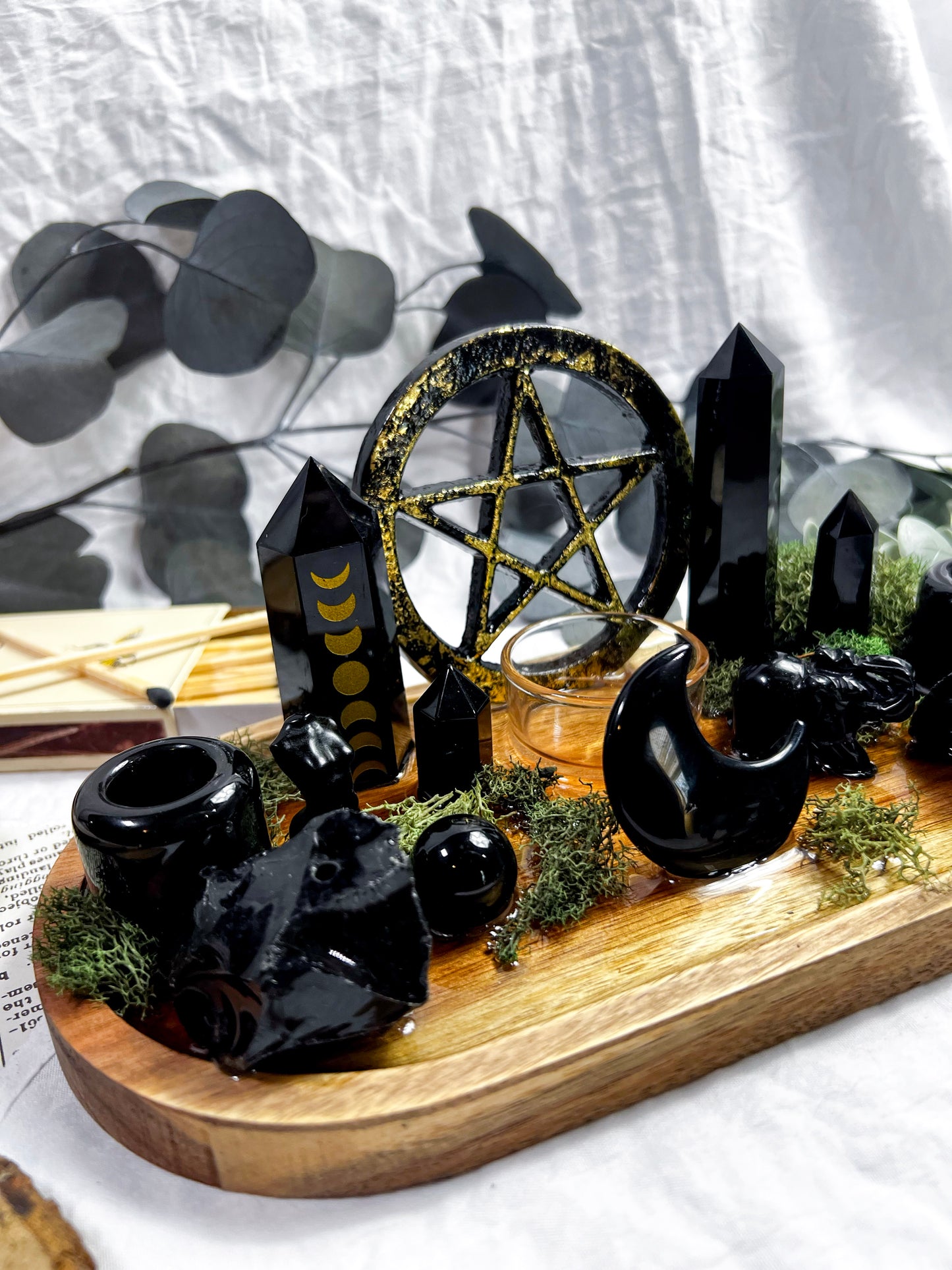 Spirit Of The Moon | Candle + Incense Altar