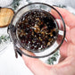 Nightshade Ritual Bowl | Onyx Moon, Silver Luna Moth, and Protective Herbal Blend