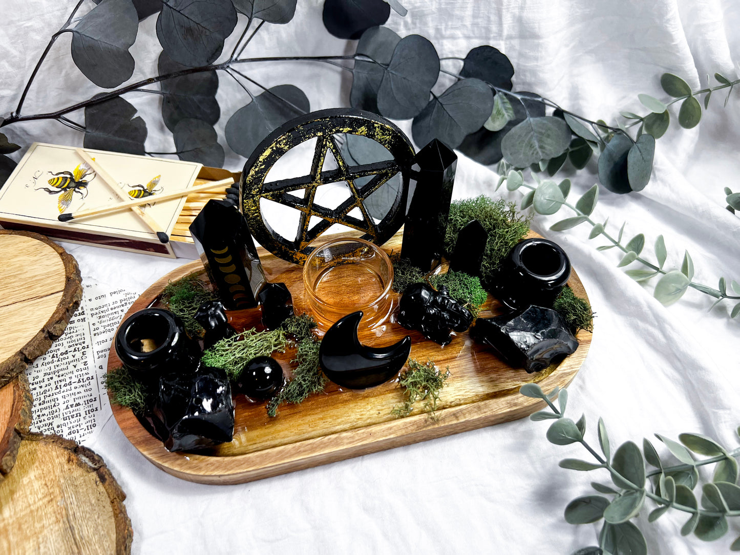 Spirit Of The Moon | Candle + Incense Altar