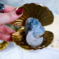 Gilded Shell Crystal Dish | Crystal Seashell Altar Dish for Healing, Calm, Intuition & Abundance