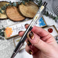 Daybreak Nightfall Pen Set for Creativity and Intuition | Gold and Silver Crystal Infused Pens