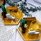 Green Aventurine Citrine Howlite & Tiger’s Eye Tarot Tealight Incense Holder | Mini Crystal Altar