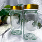 Moonlit Clarity | Clear Quartz Moon Water Bottle for Ritual Water, Cleansing and Intention Setting