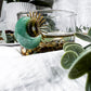 Wild Wealth Charging Bowl | Green Aventurine, Gold Sun Charm, and Earthy Herbal Blend