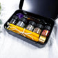 Mini Travel Altar Tin | Portable Witchcraft Kit with Herbs, Oil, Candles, Divination Coin, and Amethyst