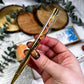 Daybreak Nightfall Pen Set for Creativity and Intuition | Gold and Silver Crystal Infused Pens